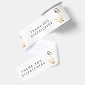 Aangepaste 911-dispatchgans met hoofdtelefoon grosgrain lint (Achterkant)