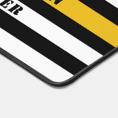 Aangepaste 911 verzender VS vlag met gouden lijn Bureaumat (Hoek)