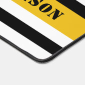 Aangepaste 911 verzender VS vlag met gouden lijn Bureaumat (Hoek)