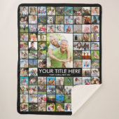 Aangepaste 92-fotokleuren voor kleurenweergave sherpa deken (Voorkant)