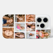 Aangepaste 9 fotocollage Case-Mate iPhone case (Achterkant (horizontaal))