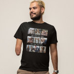 Aangepaste 9 fotocollage t-shirt<br><div class="desc">Creëer je eigen T-shirt met een 9 foto template,  en 2 eenvoudige tekst sjablonen voor u om aan te passen.</div>
