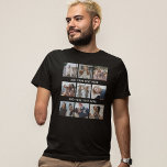 Aangepaste 9 fotocollage t-shirt<br><div class="desc">Creëer je eigen T-shirt met een 9 foto template, en 2 eenvoudige tekst sjablonen voor u om aan te passen.</div>
