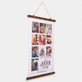 Aangepaste 9 foto's hangend wandkleed (Gebogen)
