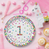 Aangepaste 9-inch borden van Ellen Papieren Bordje (Feest)