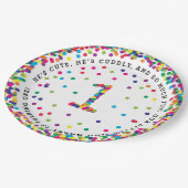 Aangepaste 9-inch borden van Ellen Papieren Bordje (Gekanteld)