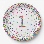 Aangepaste 9-inch borden van Ellen Papieren Bordje (Voorkant)