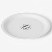 Aangepaste 9 inch papier Bord met uw zakelijke Log (Gekanteld)