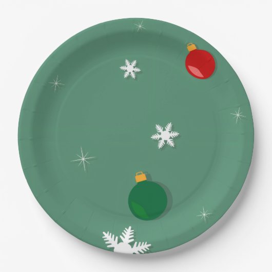 Aangepaste 9" ronde Baby showers Borden Papieren Bordje (Voorkant)