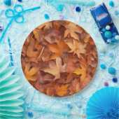 Aangepaste 9" ronde Thanksgiving Borden Papieren Bordje (Feest)