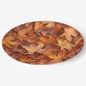 Aangepaste 9" ronde Thanksgiving Borden Papieren Bordje (Gekanteld)