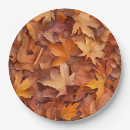 Aangepaste 9" ronde Thanksgiving Borden Papieren Bordje