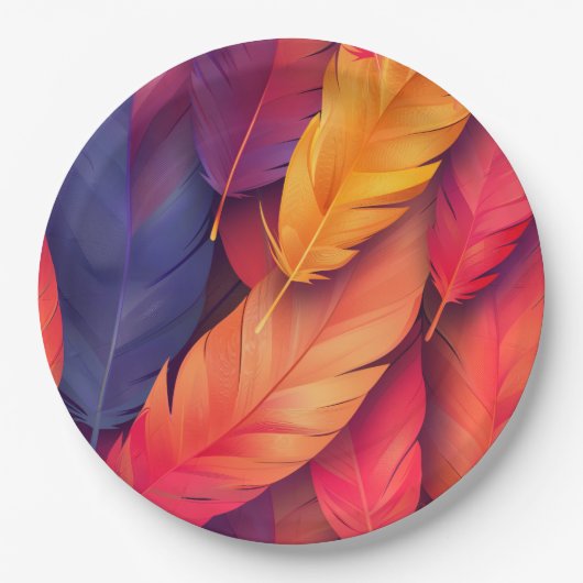 Aangepaste 9 "Round Christmas Dinner Borden Papieren Bordje (Voorkant)