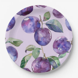 Aangepaste 9" Round Engagement Party Borden Papieren Bordje