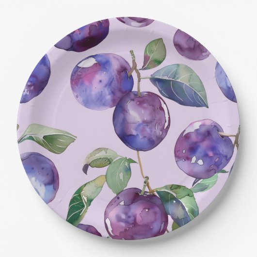 Aangepaste 9" Round Engagement Party Borden Papieren Bordje (Voorkant)