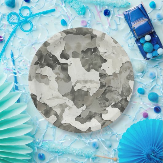 Aangepaste 9 "Round Holiday Dinner Borden Papieren Bordje (Feest)