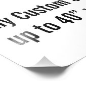 Aangepaste A4-foto Afdruk GB Lijst formaat (Hoek)