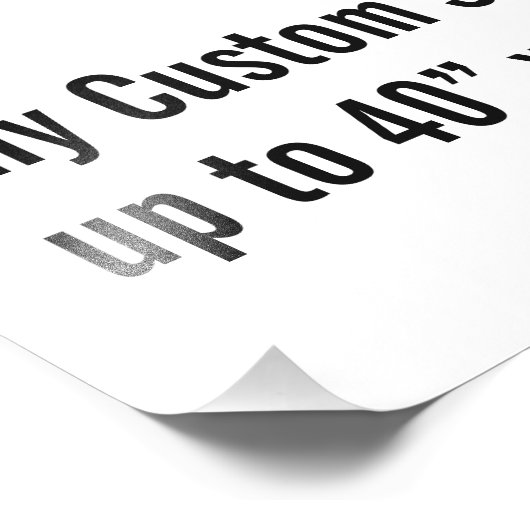 Aangepaste A4-foto Afdruk GB Lijst formaat (Hoek)