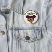 Aangepaste AA Girl Neem Kind om fysiotherapeut te Ronde Button 5,7 Cm (In situ)