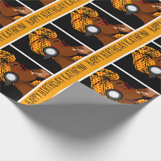 Aangepaste aanbieding aan tonijnen cadeaupapier (Hoek)