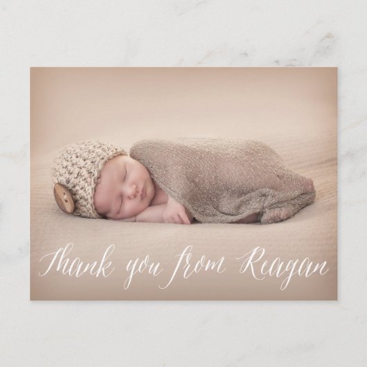 AANGEPASTE AANBIEDING | Dank u Briefkaart (Voorkant)