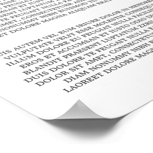 Aangepaste aanbieding - Poster in het menu Alcohol (Hoek)