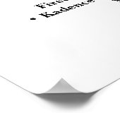 Aangepaste aanbieding voor Eva Poster (Hoek)