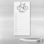 Aangepaste aanbiedingen voor fietsverkoop op basis magnetisch notitieblok<br><div class="desc">Maak uw boodschappenlijstjes in stijl met dit aanpasbare boodschappenboodschapper of om een notitieblok van een lijst te doen. Verander de tekst aan uw behoeften. Houd of schrap ook de lijnen en de dozen. Bekijk mijn winkel voor meer!</div>