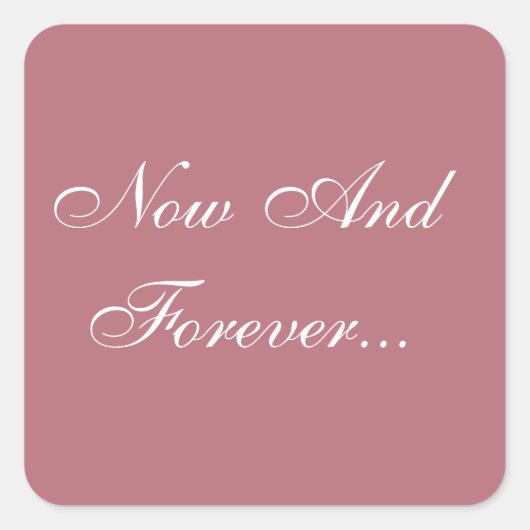 Aangepaste aanbiedingen voor Roos Gold Vierkante Sticker (Voorkant)