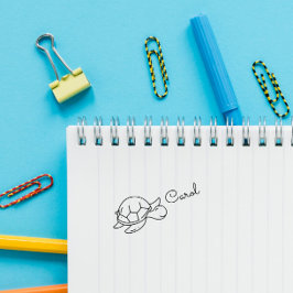 Aangepaste aanduiding voor aangepaste stationair d  zelfinktende stempel