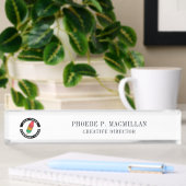 Aangepaste aanduiding voor Logo Naambordje