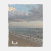 Aangepaste aaneenschakeling foto's bevestigen fleece deken (Voorkant)