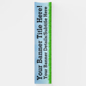 Aangepaste, aangepaste 12-inch breedbeeldscherm vo spandoek (Verticaal)