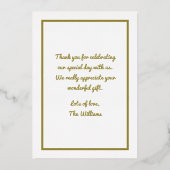 Aangepaste Aangepaste Aangepaste Aangepaste Aangep Folie Uitnodiging (Achterkant)