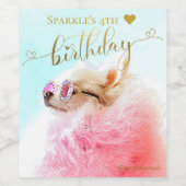 Aangepaste Aangepaste Aangepaste foto Aanhoudsdag  Wijn Etiket (Enkel label)