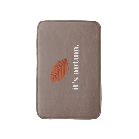 Aangepaste aangepaste autum badmat (Voorkant Verticaal)