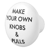 Aangepaste, aangepaste bak, kast of deurknop keramische knop (Rechts)