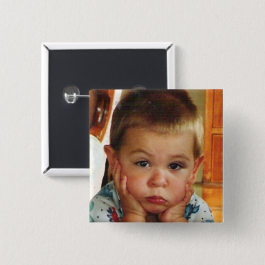 Aangepaste aangepaste Button voor foto vierkant (Voorkant /achterkant)