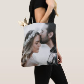 Aangepaste aangepaste foto dubbelzijdig tote bag (Dichtbij)