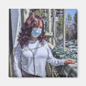 Aangepaste aangepaste foto Magnet (Voorkant)