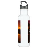 Aangepaste, aangepaste foto Waterflesje uploaden Waterfles (Achterkant)