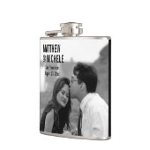 Aangepaste aangepaste foto-weddenschap heupfles (Links)