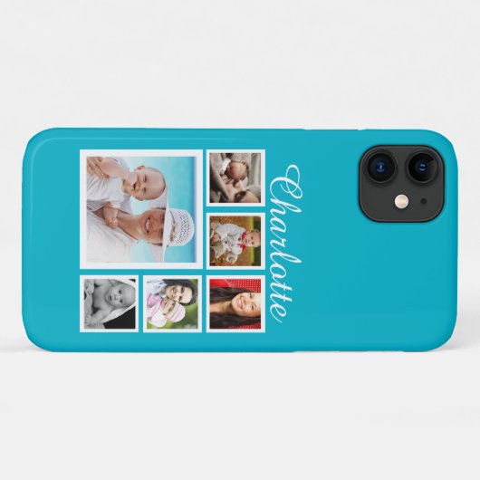 Aangepaste aangepaste  fotocollage Case-Mate iPhone case (Achterkant (horizontaal))