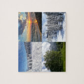 Aangepaste aangepaste fotocollage met vier foto's legpuzzel (Verticaal)