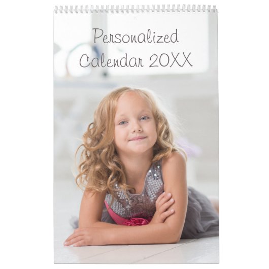 Aangepaste aangepaste fotokalender kalender (Hoes)