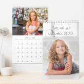 Aangepaste aangepaste fotokalender kalender