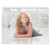 Aangepaste aangepaste fotokalender kalender (Hoes)