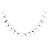 Aangepaste aangepaste gepersonaliseerde bundelbann vlaggetjes (Alle)