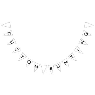 Aangepaste aangepaste gepersonaliseerde bundelbann vlaggetjes