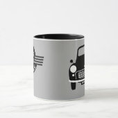 Aangepaste, aangepaste Grijze Morris Minor mok (Midden)